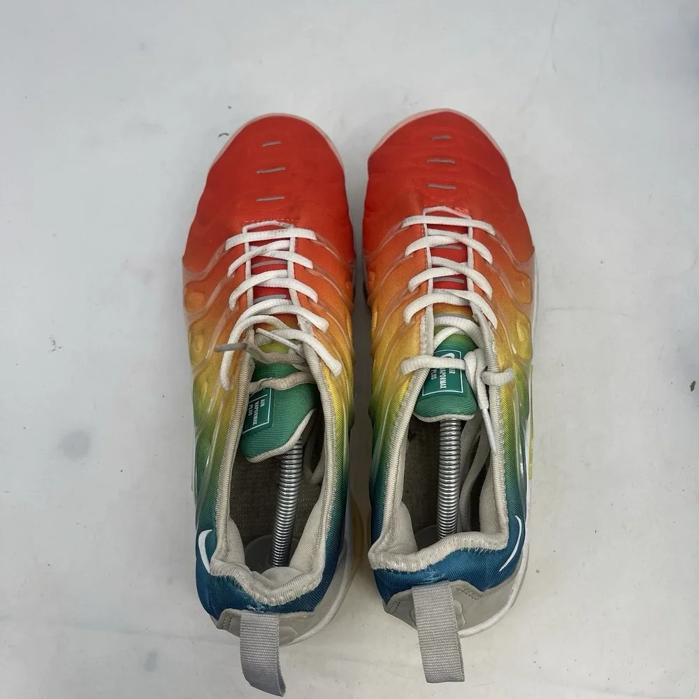 Nike Air Vapormax Plus Shoes Mens 11 Multicolor Rainbow Sneakers 924453-103